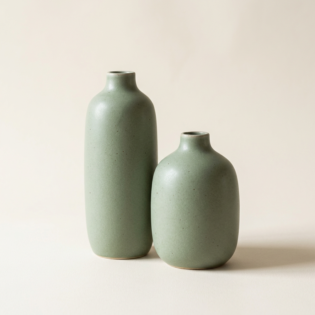 Cloudline Ceramic Vase Set